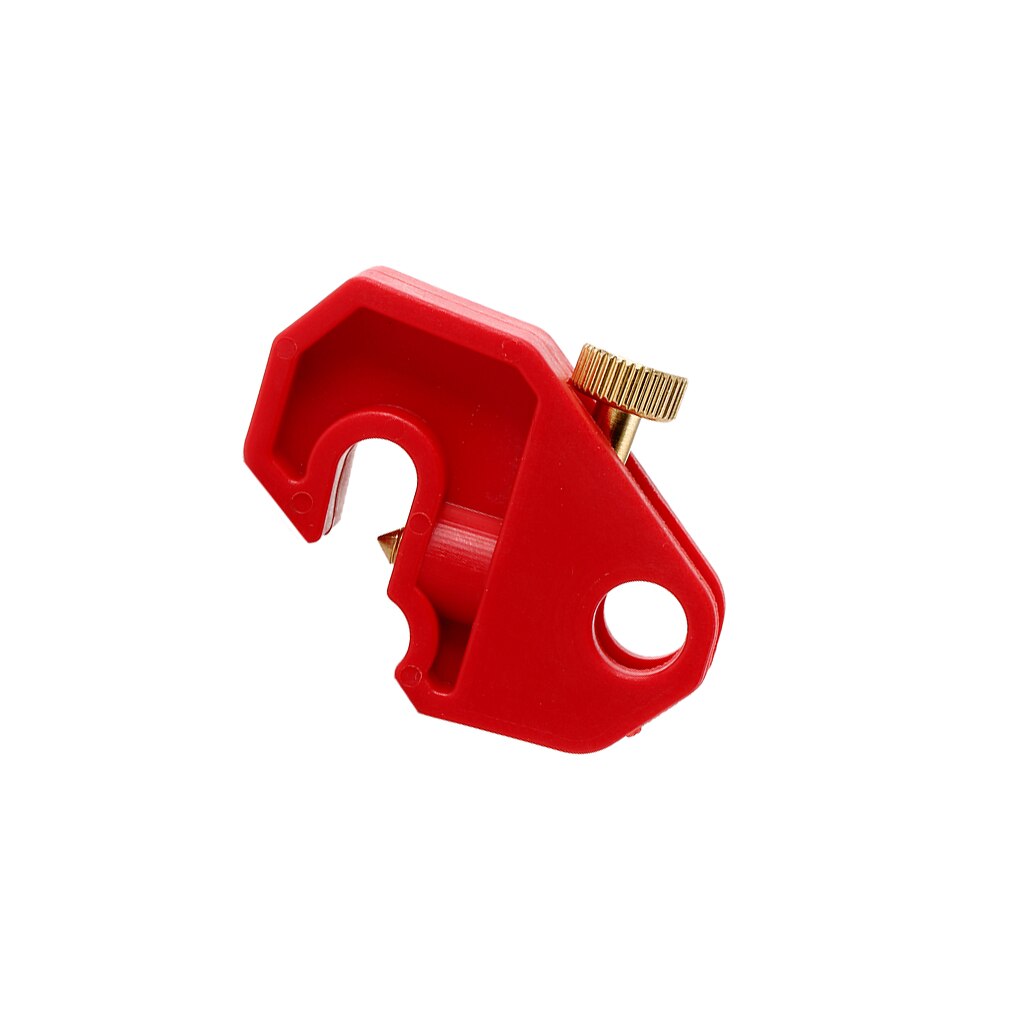 Universal Security Circuit Breaker Lockout Device W/ Screw, locks out virtually all miniature ISO/DIN circuit breakers