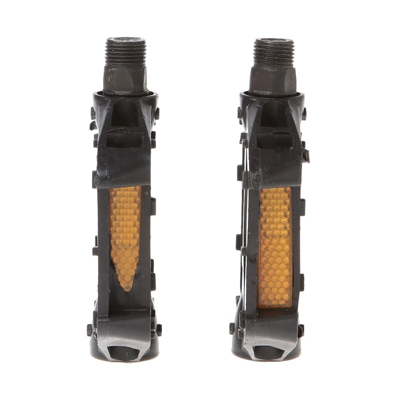 1 Paar Fahrrad Pedale Reflektierende Kunststoff Radfahren Anti Slip Universal Berg Rennrad