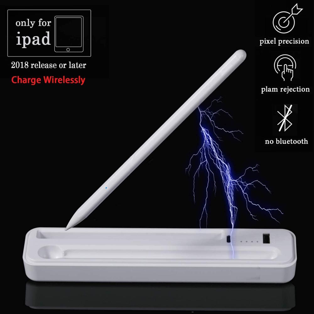 Tablet pen trådløst oplader etui til apple pencil til ipad pro 11 12.9 6th 7th mini 5 air 3 med håndfladeafvisning: Stilarter 3