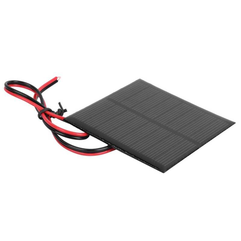 zonnepaneel 5Pcs Small Solar Battery Panel Polysilicon Epoxy Battery Module with 30cm Cable DC 4V 160mA Solar Power