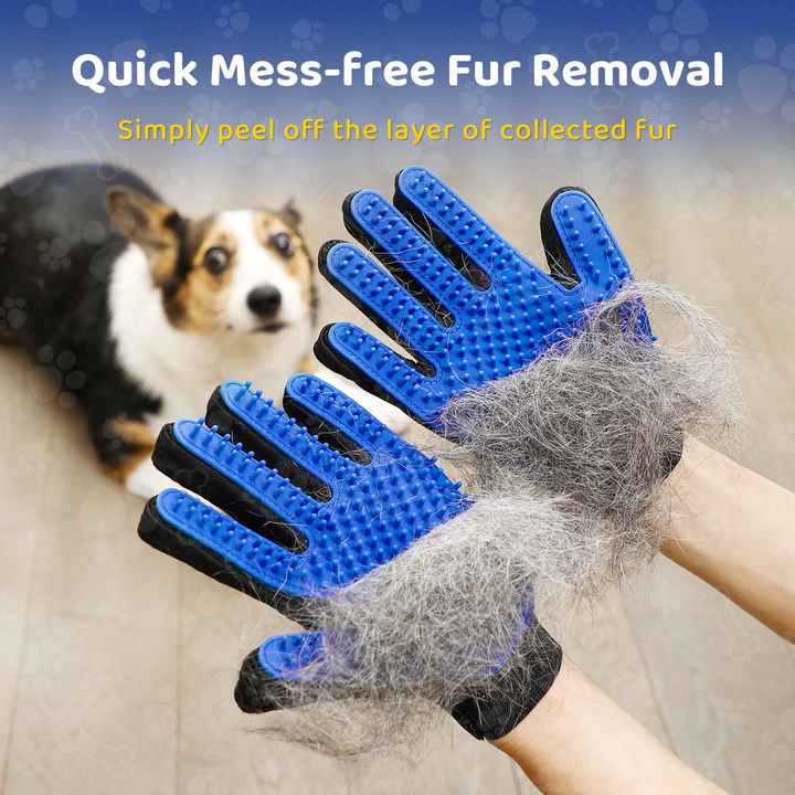 NONOR-cepillo de baño de goma para mascotas, protección de silicona, peine para gatos, guante, masaje, cuidado, suministros para perros y gatos