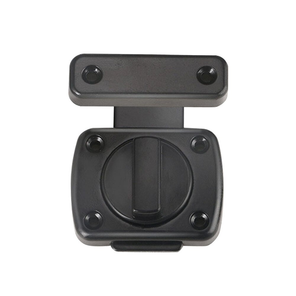 Door Lock Cast Metal Hook Latch Lock Toilet Doors Right Angle Sliding Gate Lock Zinc Alloy Spring Lock Buckle Thicken Hardware: Black