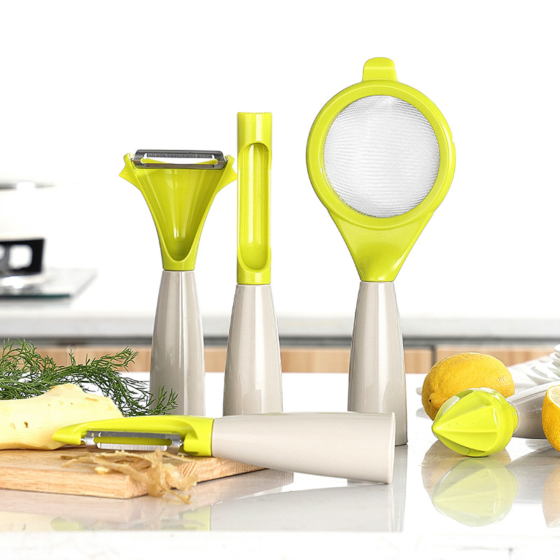 Kitchen Gadgets Set 9 Peeler Can Opener Lemon Pressing Avocado Knife Pizza Wheel Ice Cream Scoop Kitchen Fruit Baking Cook Tools