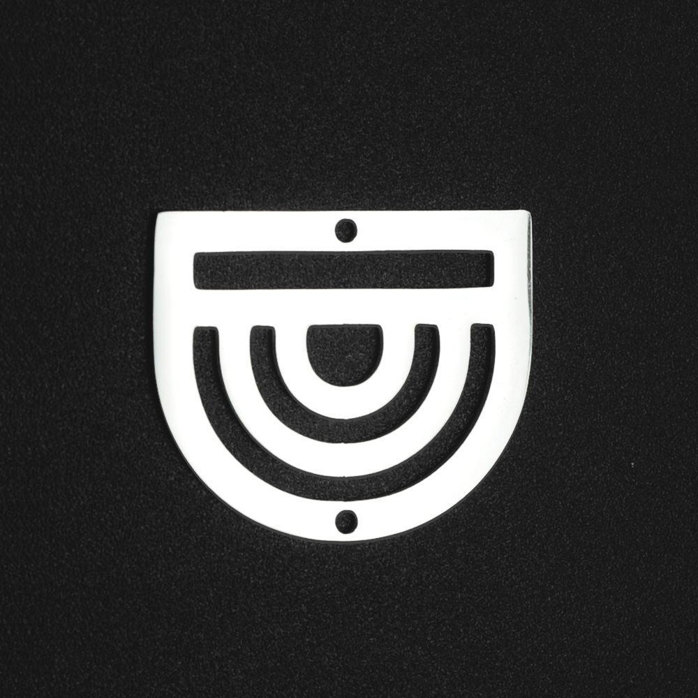 5 pz/lotto 316 in Acciaio Inox Geometrica Fiore suola FAI DA TE Orecchino Connettore di Fascino tutto'ingrosso OEM ordine Acettato Prezzo di Fabbrica