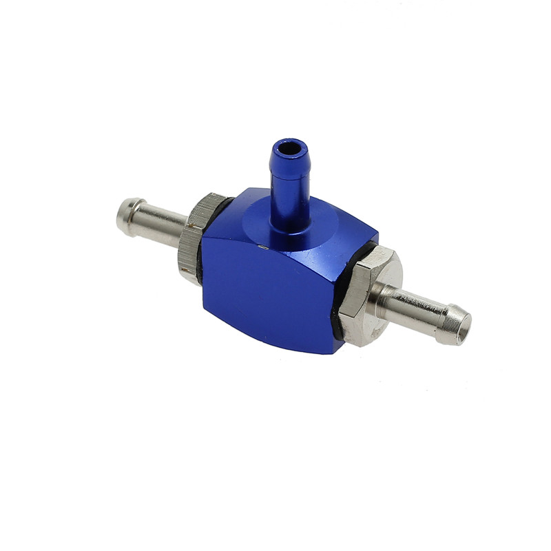 Justech Blue Turbo Boost Controller Turbocharger Boost Bleed Valve Aluminum Alloy Adjustable Universal Car Manual Controller