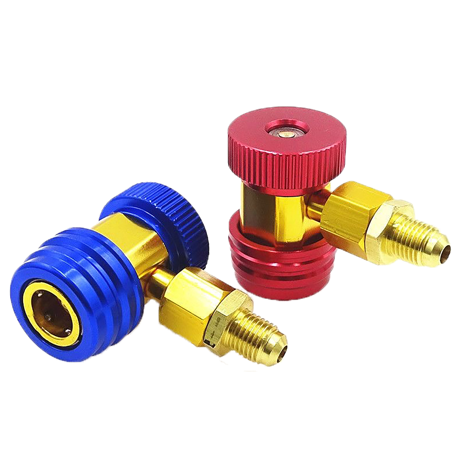 NEUE Freon R134A H/L Auto Auto Schnell Koppler Stecker Durcheinander Adapter Klimaanlage Kältemittel Einstellbare AC vielfältig Messgerät: Ursprünglich Titel