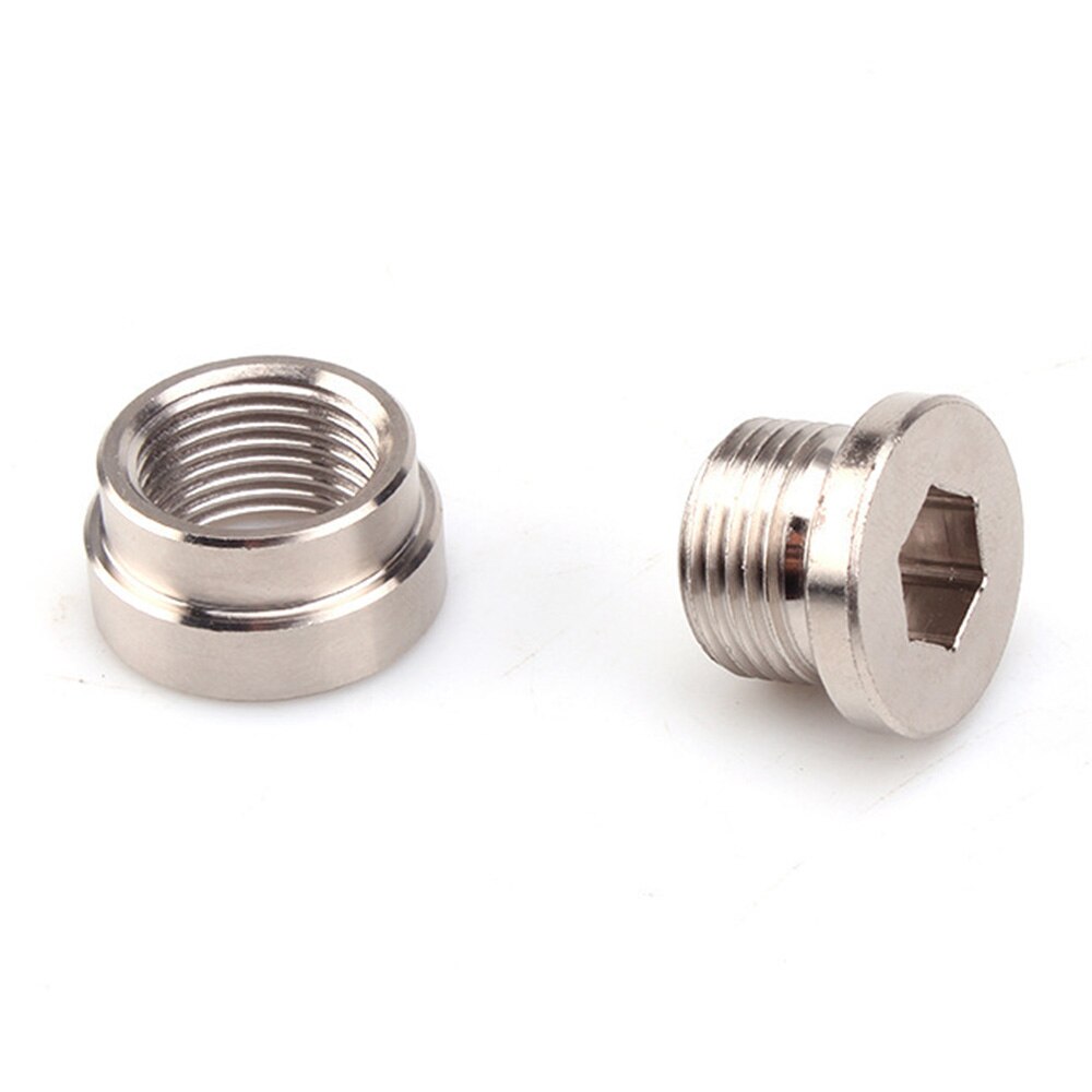 1* Boss Nut Stainless Steel Exhaust Oxygen Sensor M18 X 1.5 Thread Decat