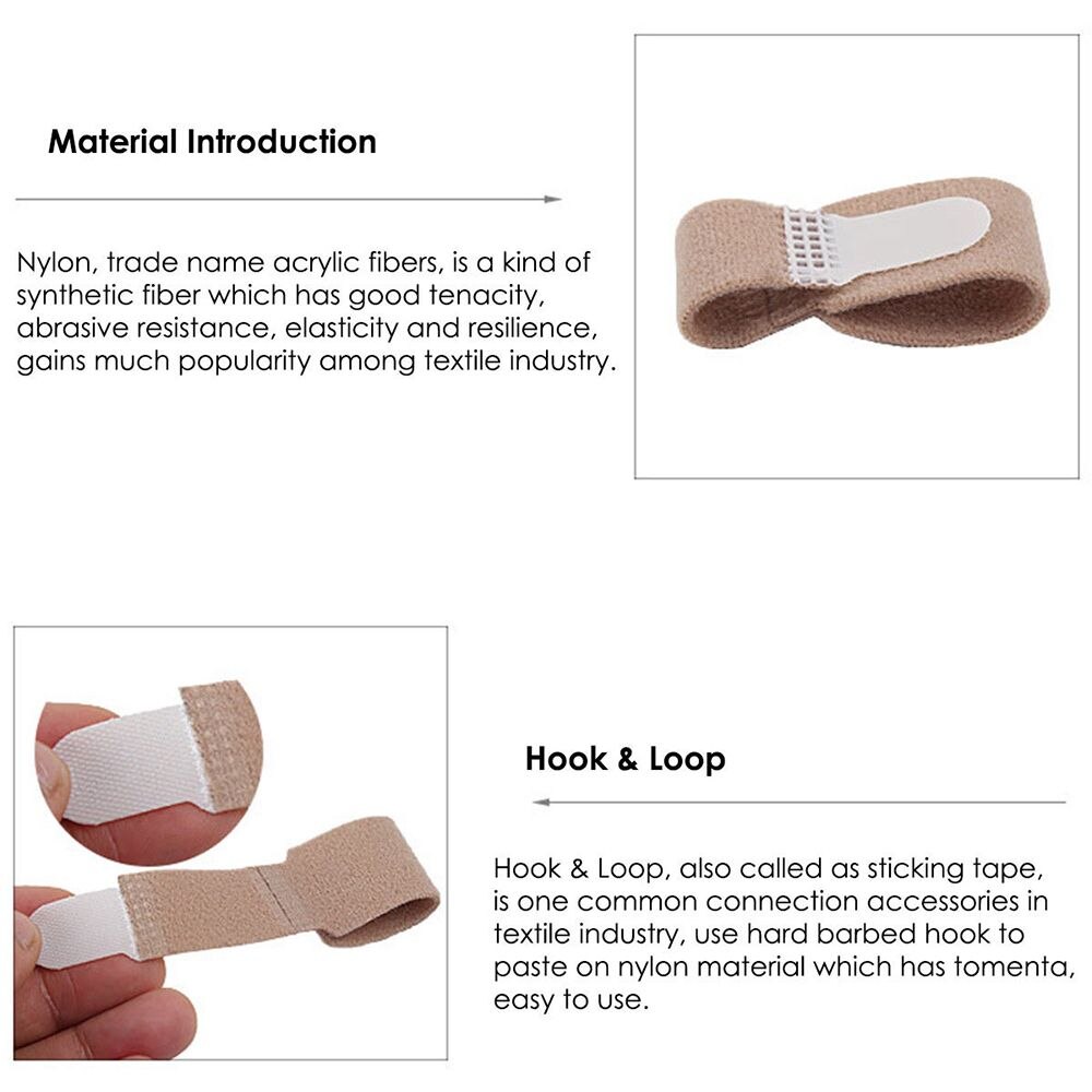1 stk tå finger rettetang hammer tå hallux valgus korrektor bandasje tå separator skinne wraps fotpleieutstyr