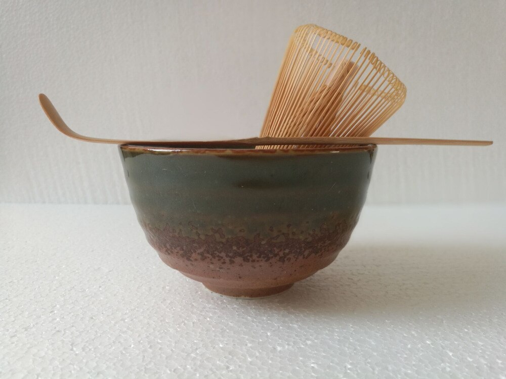 Handgemaakte matcha-theeset Japanse ceremoniële complete