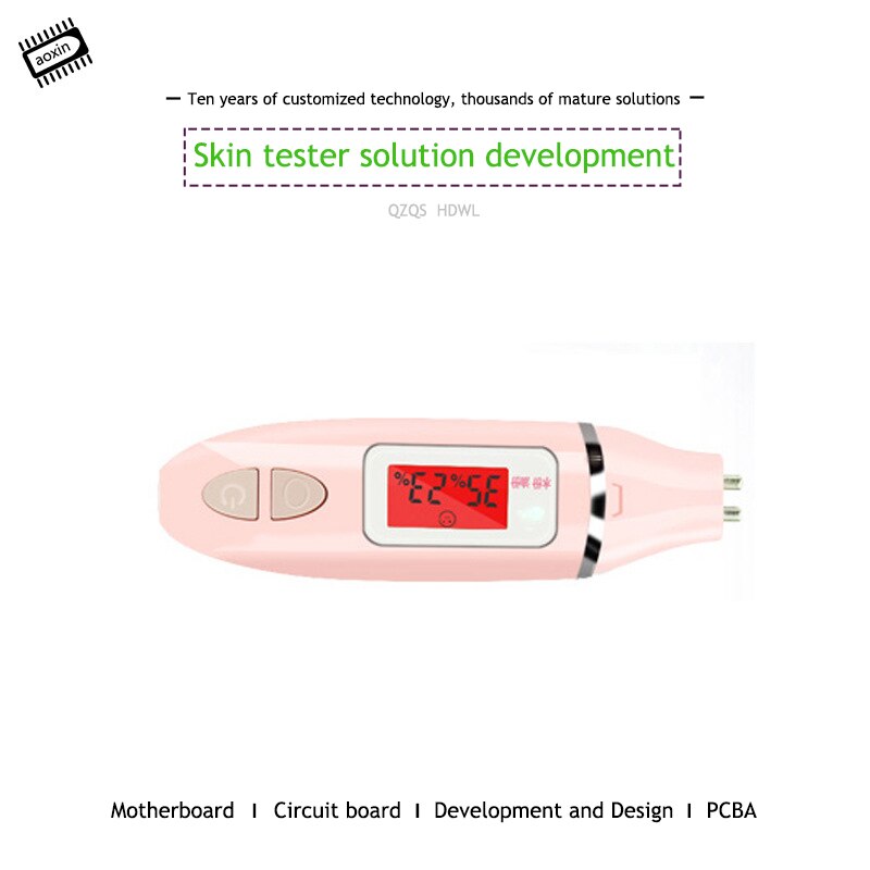 Digital LCD Display Skin Sensor Tester Face Moisture Water Oil Analyzer Facial Skin Care Tools Monitoring Skin Testers