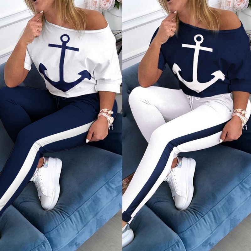 2 -delat afrikanskt set för kvinnor bazin baggy byxor rock stil dashiki toppbyxor set casual sweatsuit dam set afrika kläder