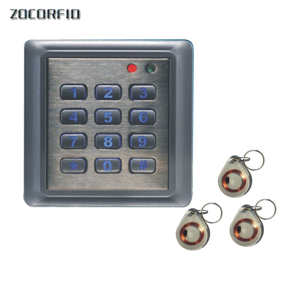 10pcs Crystal Keyfobs Metal Case Rfid Proximity Ca Grandado