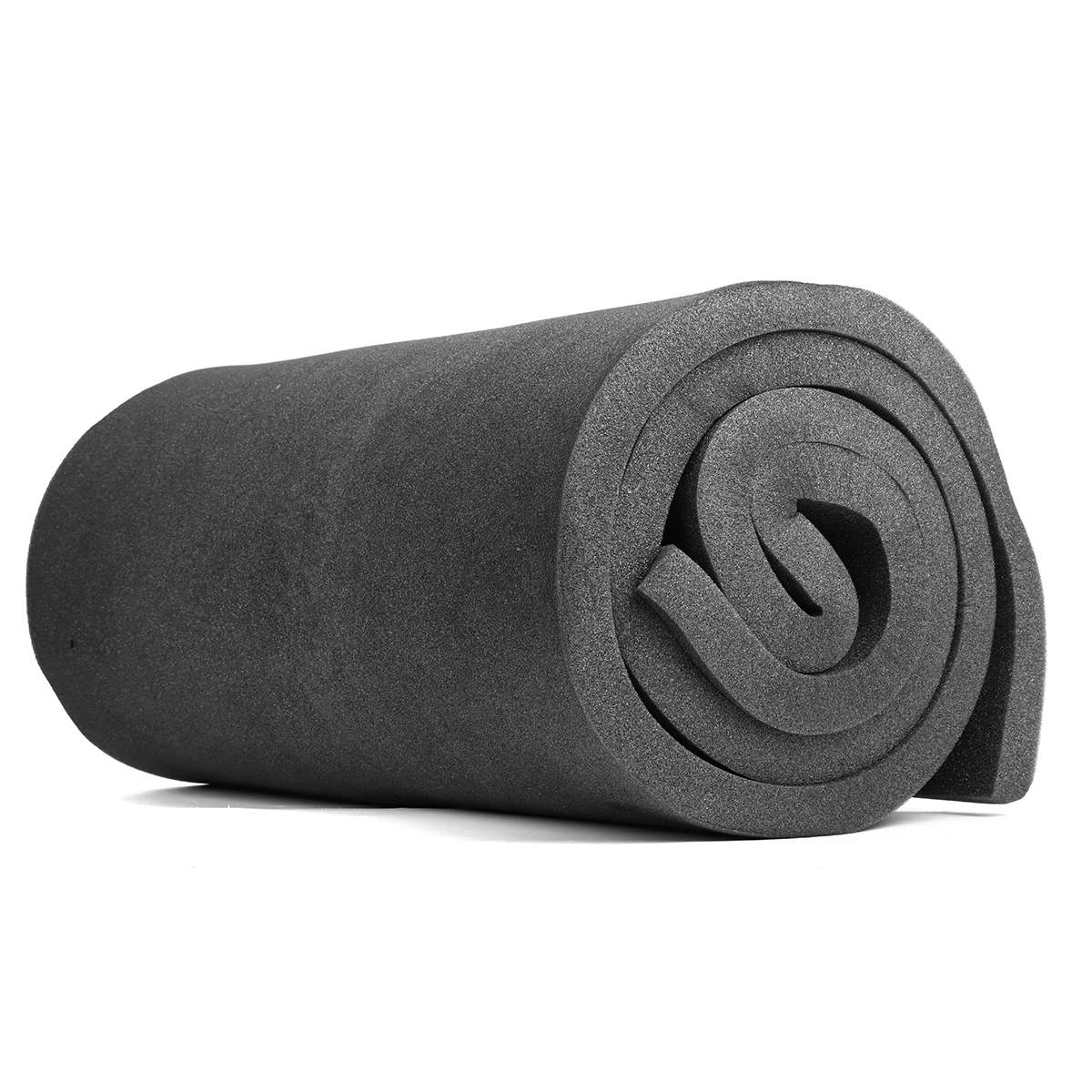 2000X500X25mm High Density Seat Foam Rubber Replacement Upholstery Cushion Pad White Black Firm Foam: Black