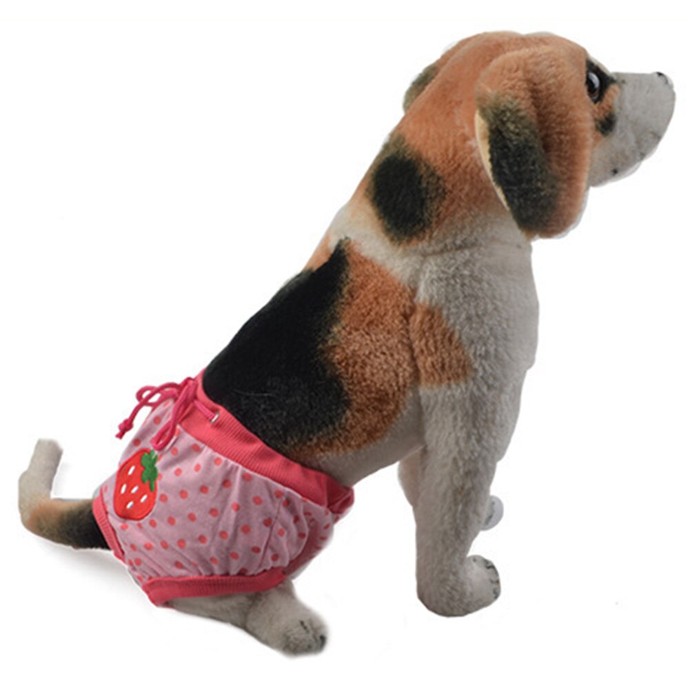 Offres spéciales! Animal de compagnie femelle chien chiot couche-culotte pantalon menstruel physiologique sanitaire culotte courte cordon pantalon Pad fournitures pour animaux de compagnie