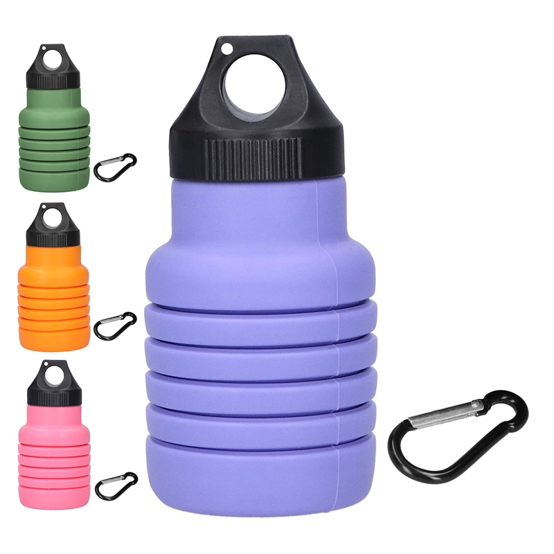 18.5 Oz Sports Water Bottle Foldable Water Bottle Reusable Water Bottle Use On Travel Bikes Outdoor Sports