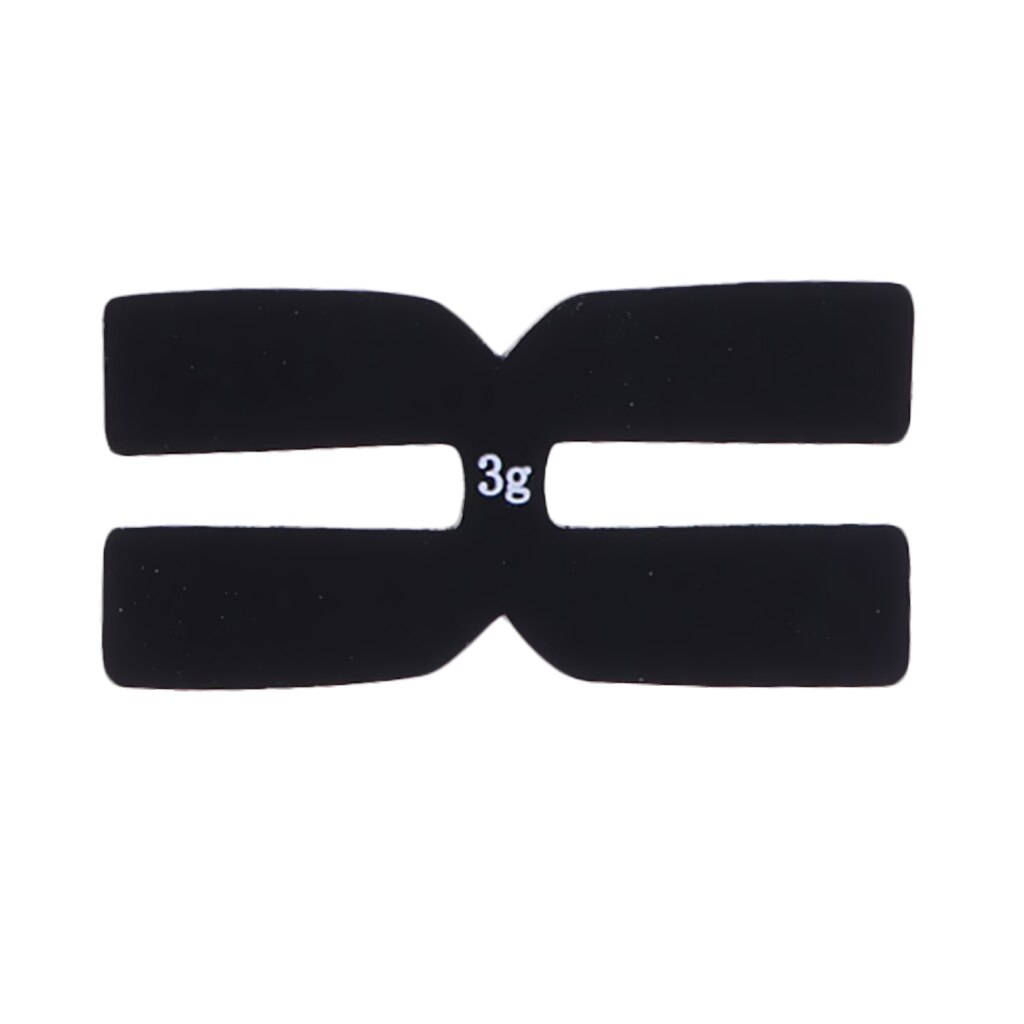 Faixa de silicone para raquete de 3g 6x, barra com fita pesada para badminton e tênis
