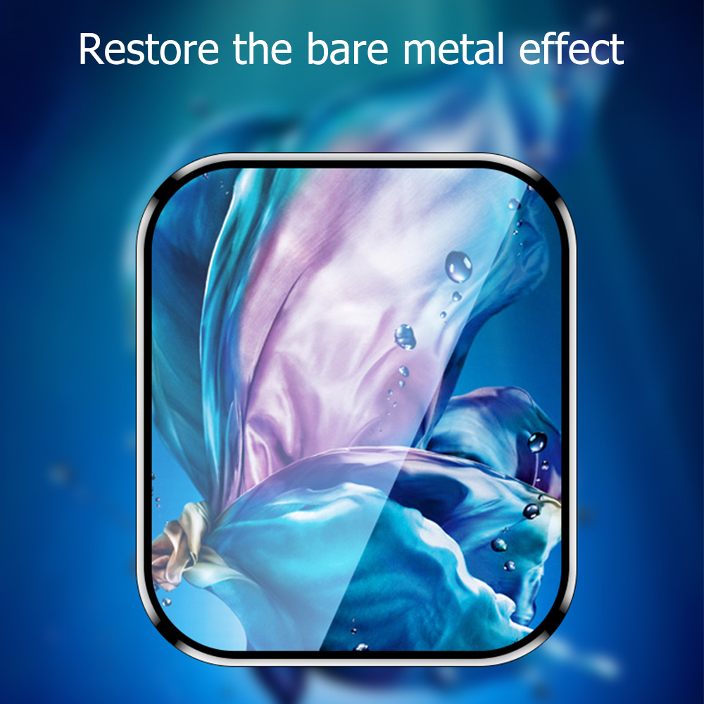 Hd skærmbeskytter til apple watch serie 7 fuldcover hærdet glas til iwatch serie 7 41mm 45mm beskyttelsesfilm stødsikker