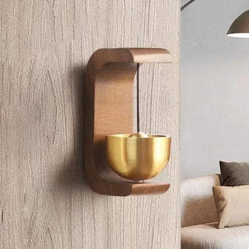 Windspiele aus Holz, kabellose Türklingel, Eingangstür, dekorative Windglocke für Zuhause, Öffnung, hängende Dekorationen, Raumdekoration