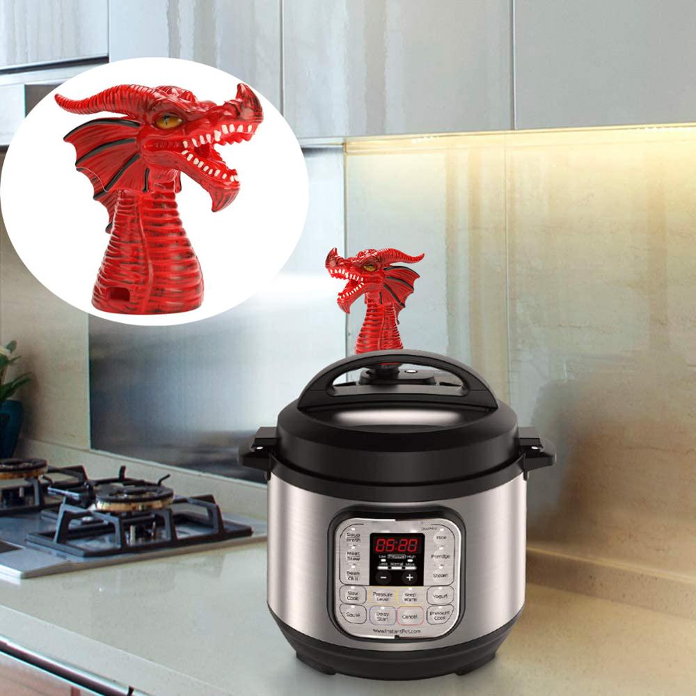 Déviateur de vapeur Original Dragon, qui respire le feu, pour Pot, autocuiseur, fournitures de cuisine