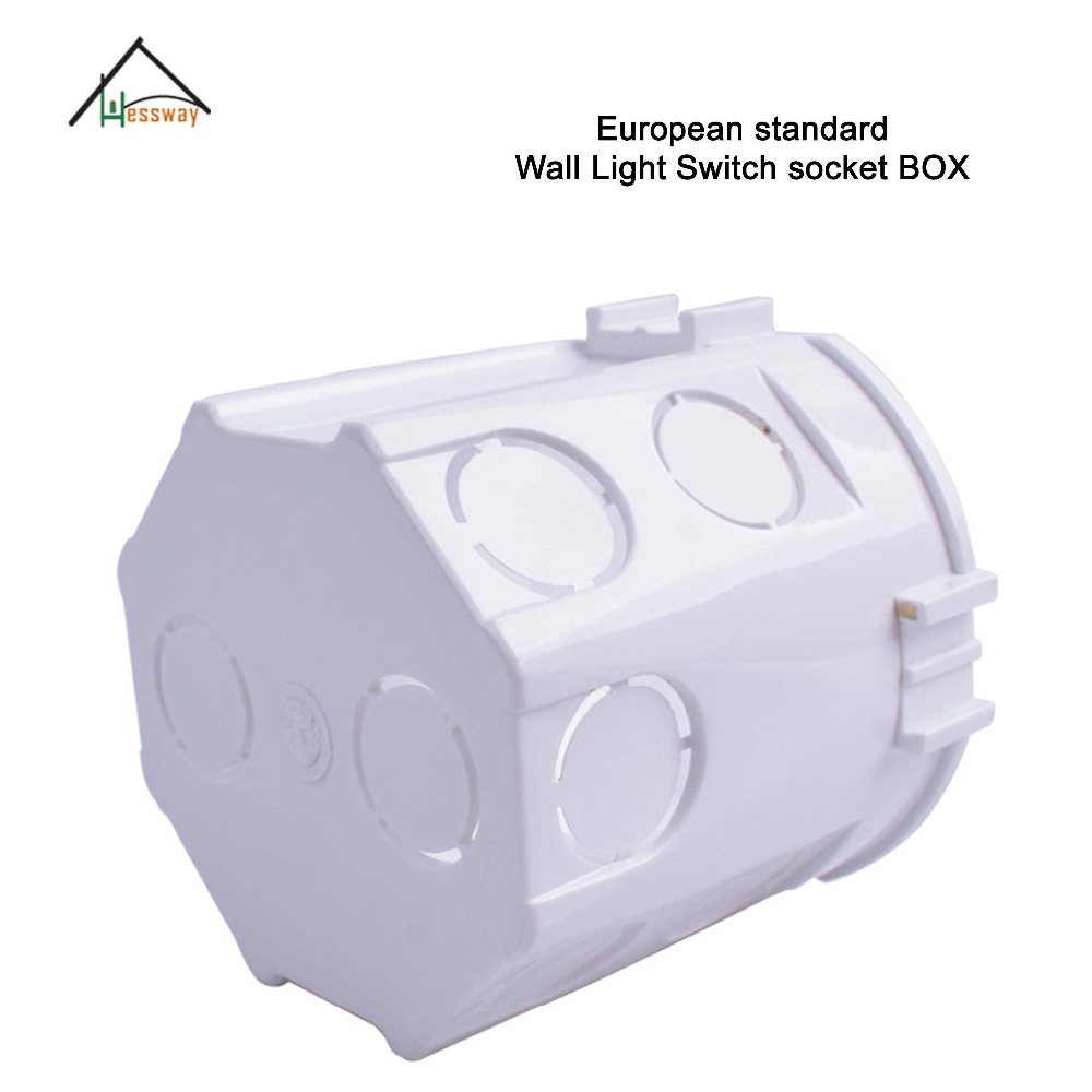 EU mount back box for wall socket Light Switch