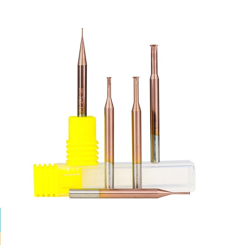 1pc Single Thread Milling Cutter P0.25-0.8 TiCN Coated CNC Router Bit 4mm Shank Thread Mill Carbide End Mill