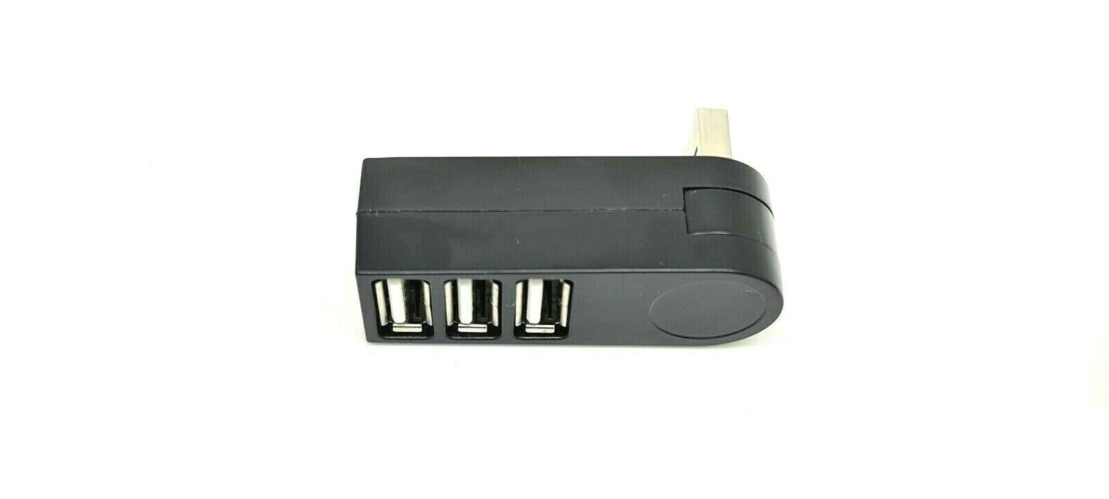 3 PORT USB HUB 2.0 SPLITTER ADAPTOR PC LAPTOP HIGH SPEED EXTENSION EXTENDER