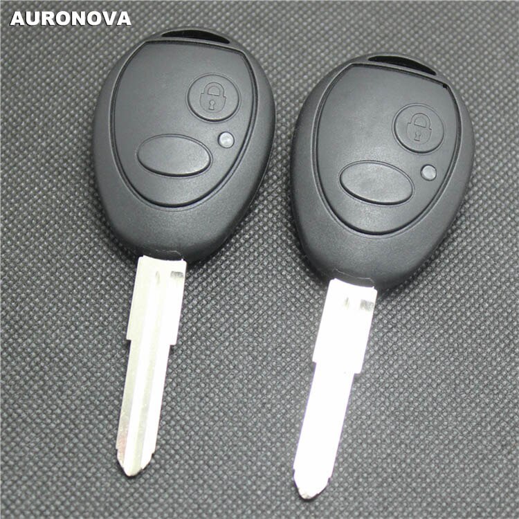 ontto Custodia Protettiva per Chiave Auto, Adatta per Land Rover Freelander 2 Range Rover Sport Evoque Discovery per Jaguar XF XJL XE Telecomando Portachiavi Metallo Pelle Marrone