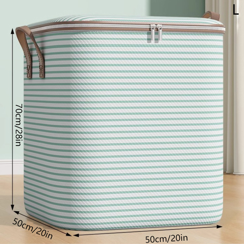 Bolsa de almacenamiento de gran capacidad para el hogar, organizador de armario de Material no tejido, se puede utilizar para colcha, ropa, juguetes, 1 ud.