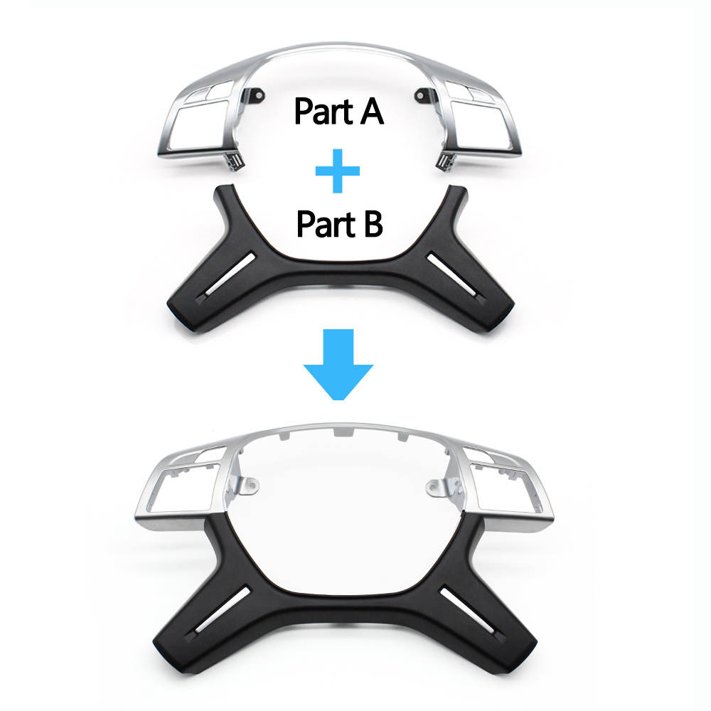 Sostituzione del pannello di copertura del rivestimento del volante dell'auto per Mercedes Benz CE ML GL GLS Classe G W204 W212 W166 W463 A 0994640513