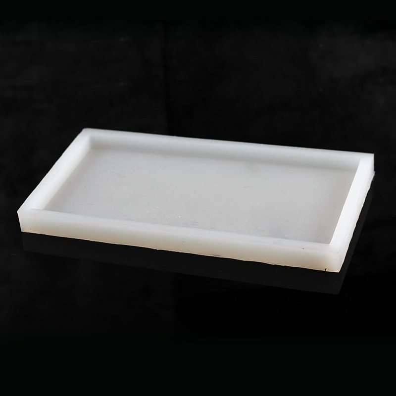 Beton Plaat Siliconen Mal Rechthoek Handgemaakte Cement Tray Mould Home Decoratie Tool
