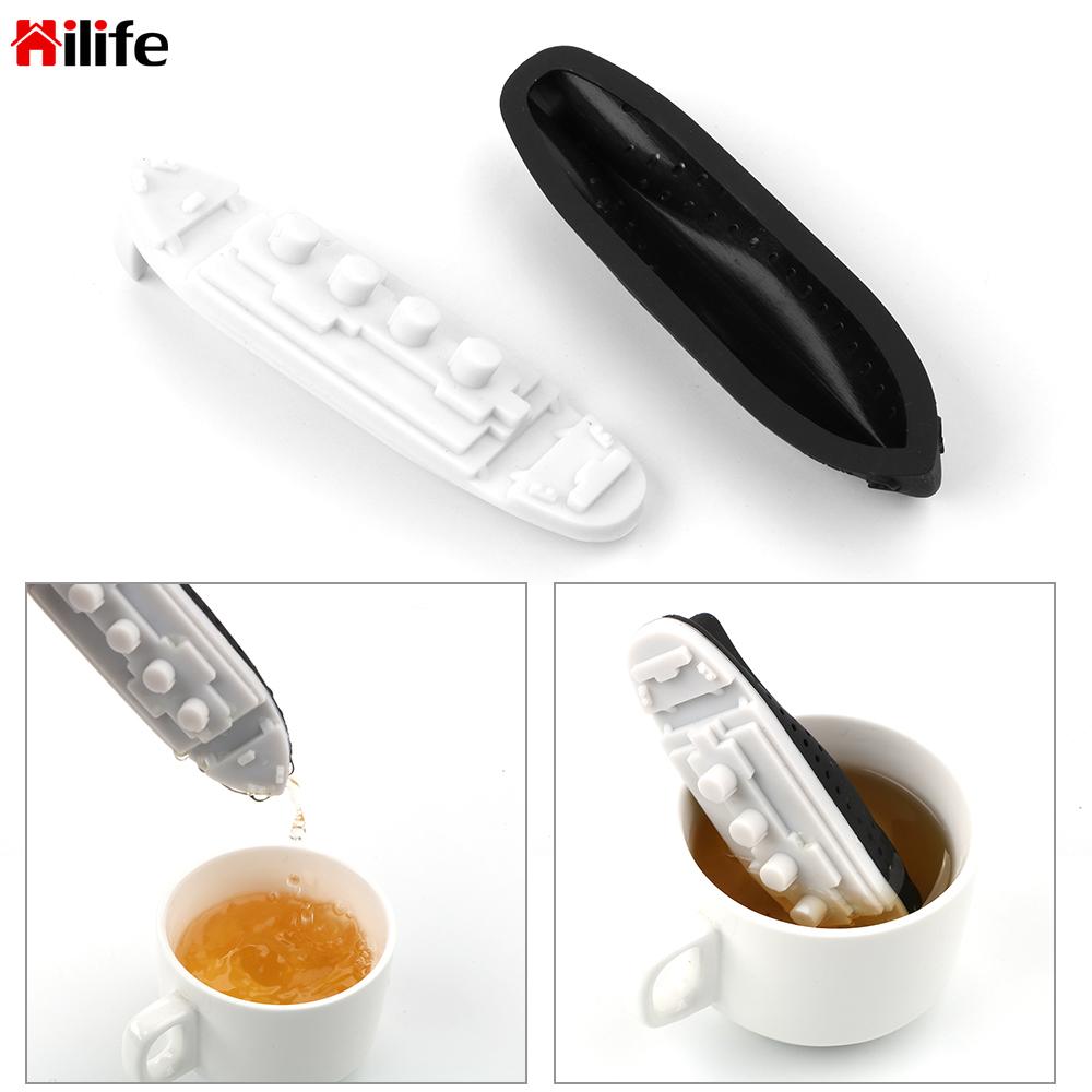 Titanic Shape Tea Infuser Ship Style Teaware Tea Strainer Herbal Filter Diffuser Empty Silicone Tea Bags