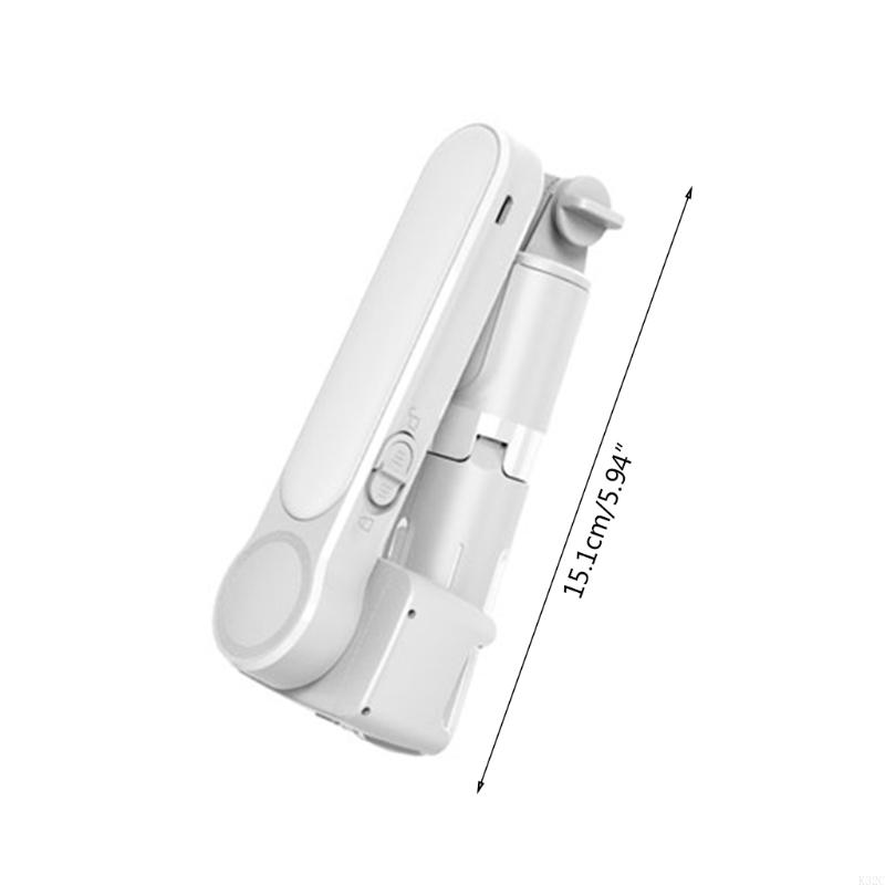 K32C Anti Shake Gimbal Stabilizer for Smartphone Vlog Live Video with Fill Light
