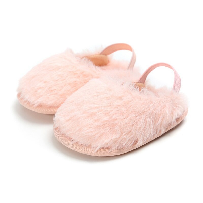 Peuter Baby Baby Meisjes Zomer Sandaal Schoenen 6 Stijl Bont Effen Platte Met Hak Outfit 0-18M baby Prinses Schoenen: QP / 13-18 months