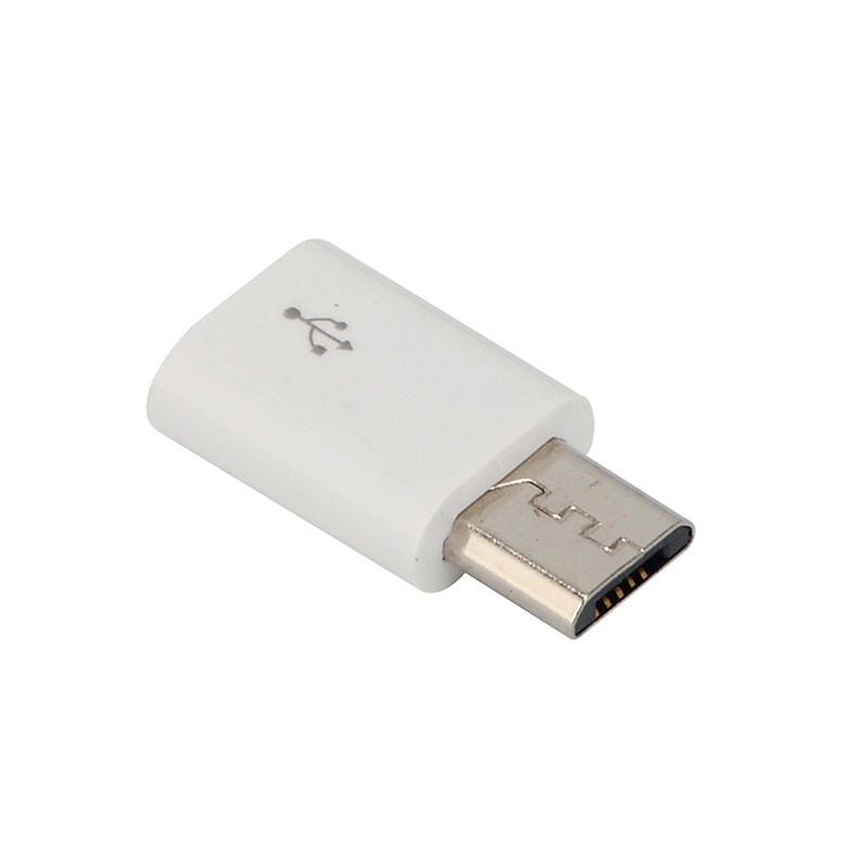 1pc Typ C Buchse Zu Micro USB Männlichen Adapter Lade Konverter Daten Adapter High Speed Handy Zubehör