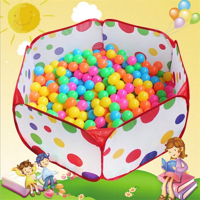 120cm freundlicher Tragbare draussen drinnen Spaß Spielen Spielzeug Zelt Haus Playhut Hütte Ball Schwimmbad für freundlicher 59*37*120CM