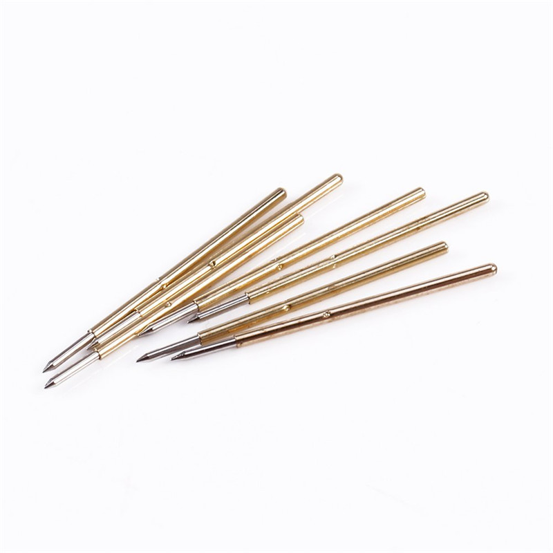 100 kpl  p50-b1 jousimittausanturi pogo pin dia 0.5mm pituus 16.35mm