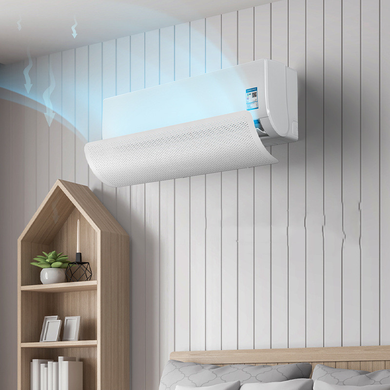 Adjustable Air Conditioning Wind Deflector Air Conditioner White Windshield DIY Drawing Air Baffle Shield Home Office Accessorie