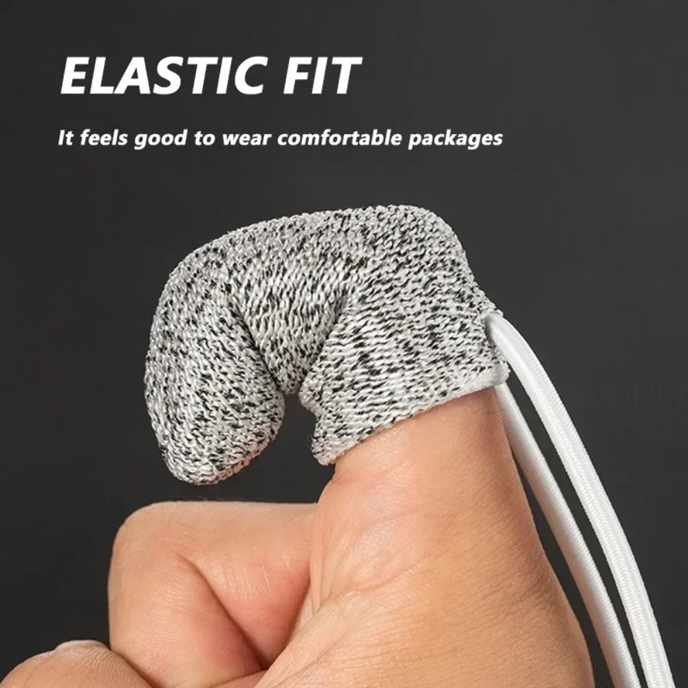 Vissershandschoenen Slijtvast Anti-snijden Beschermhoes met één vinger voor buiten Ver Throw Casting Fishing Control Line