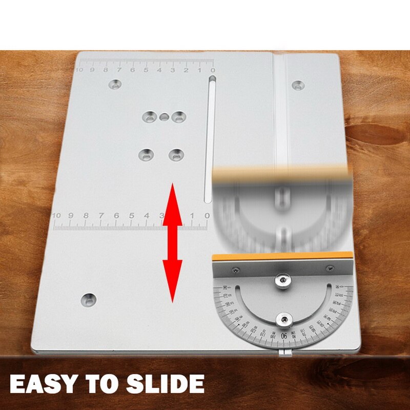 Mini Table Saw Circular Saw Table DIY Woodworking Machines T style Groove Angle Ruler