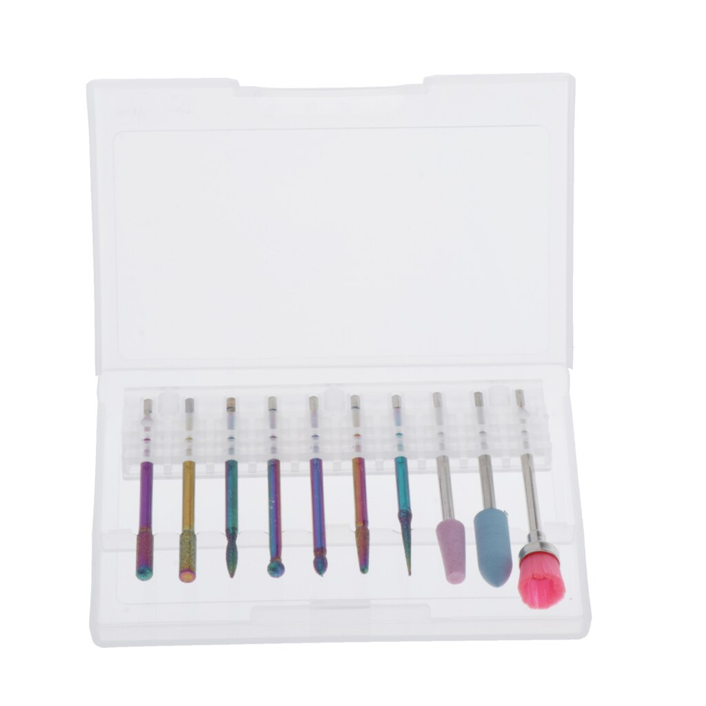 Tungsten Nail Drill Bits Set Fit For Drill Machine Acryli: 02