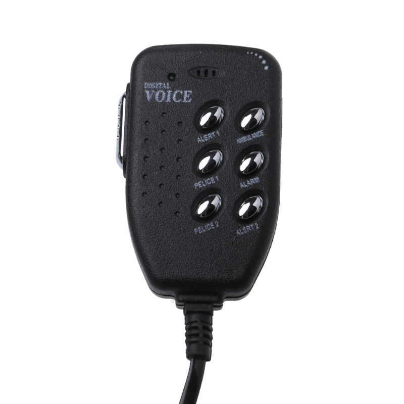 Dc 12v 6 sonidos 150db bocina de aire sirena altavoz para auto coche barco megáfono con micrófono