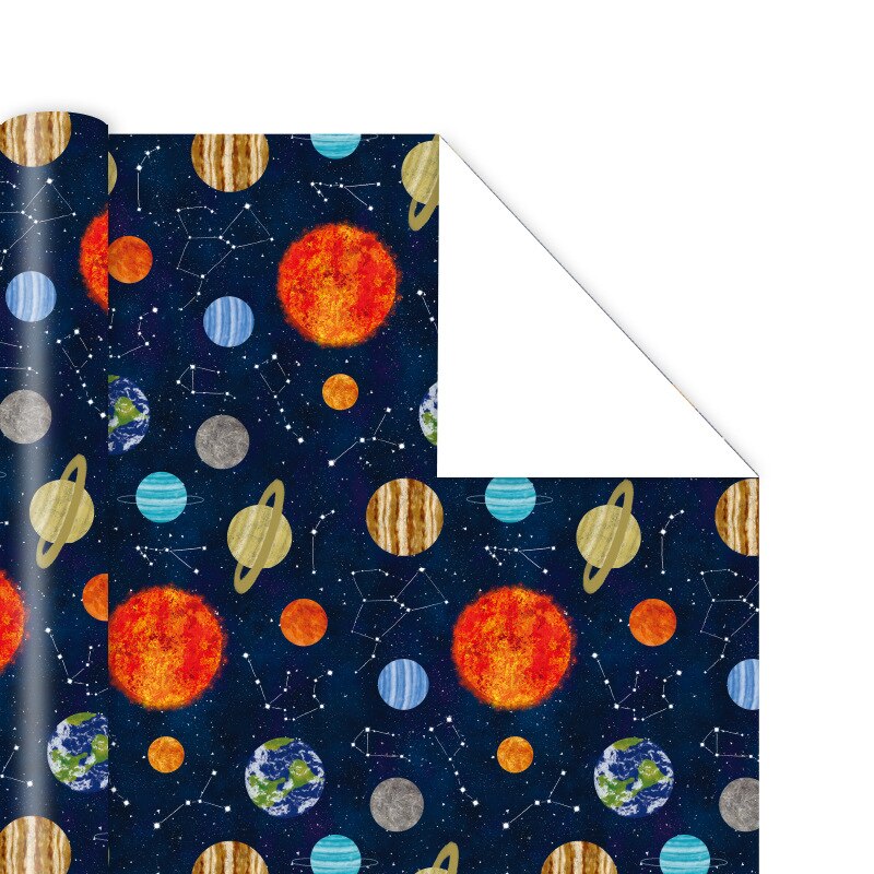 10pcs/lot Cartoon Print Wrapping Papers Year Christmas Kids Birthday Wrapping Papers for packing: N1