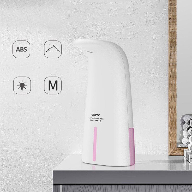 DItIm Auto Induction Foaming Hand Wash Washer Automatic Soap Dispenser 0.25S Infrared Induction for Baby and Family White