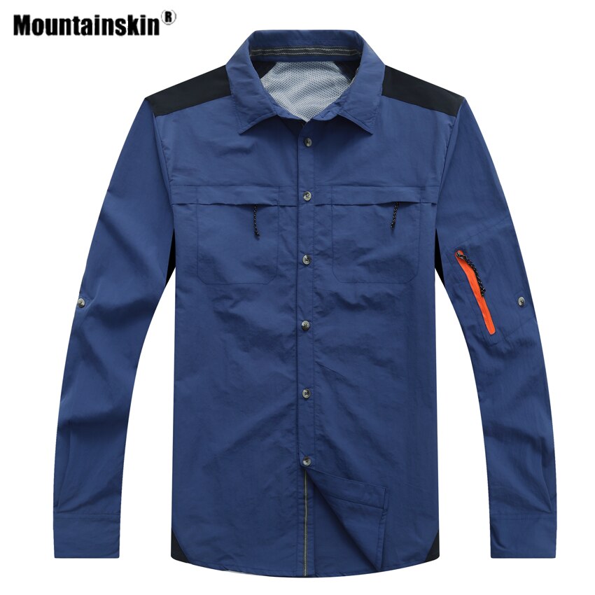 Mountainskin miesten #39 vaelluspaidat, nopeasti kuivuvat, ulkoilu-, hengittävät, kalastus-, vaellus-, retkeily- ja ohuet liitosvaatteet  va619