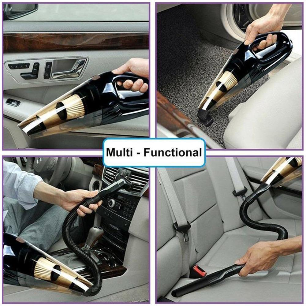 12V Handheld Vacuum Cordless,Powerful Cyclone Suction Rechargeable Portable Cleaner Easy Using Vacuum N8Z5