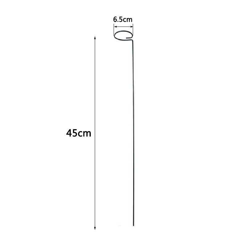 Round Shape Plant Stem Support Ring Cage Garden Iron Plant Border Support Wire Hoop Potted Stent Metal Plant Stand Tool