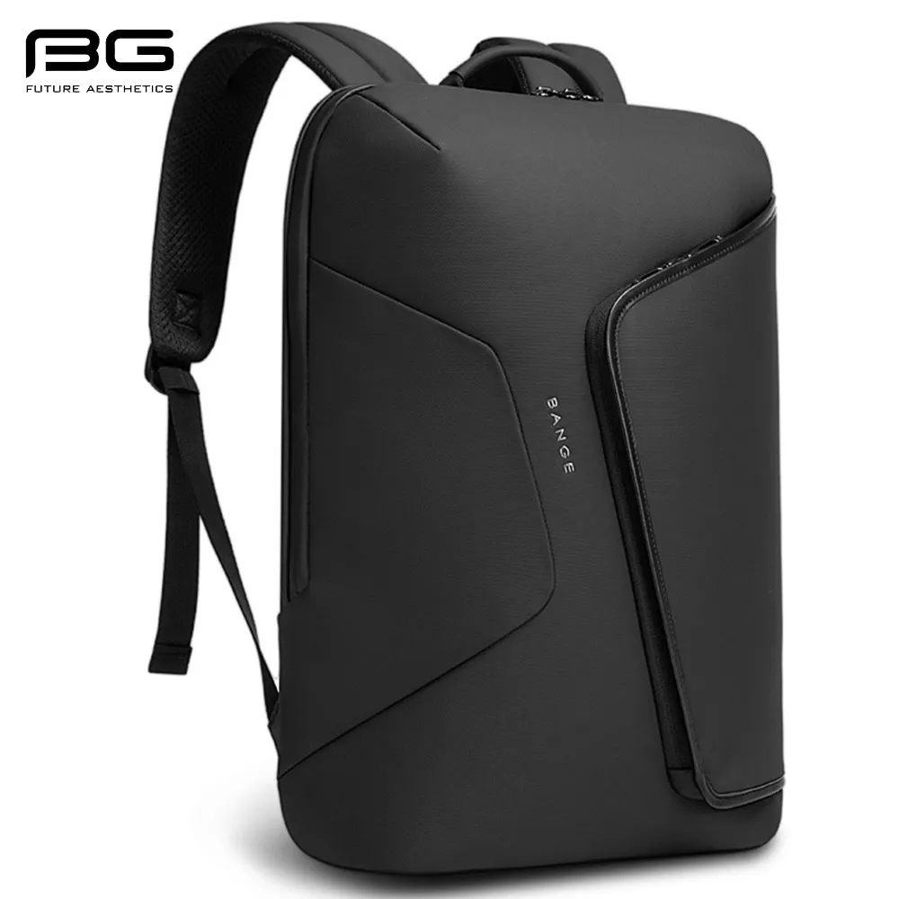 Plecak biznesowy BANGE zewnętrznym portem USB Plecak podróżny z funkcją zapobiegający rozpryskiwaniu wody