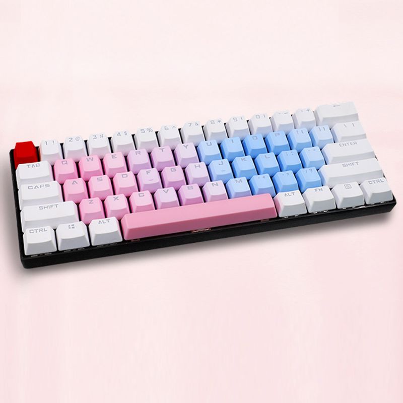 Keycaps retroiluminados do tiro dobro do oem das chaves do rgb pbt 35 para o teclado mecânico da cereja