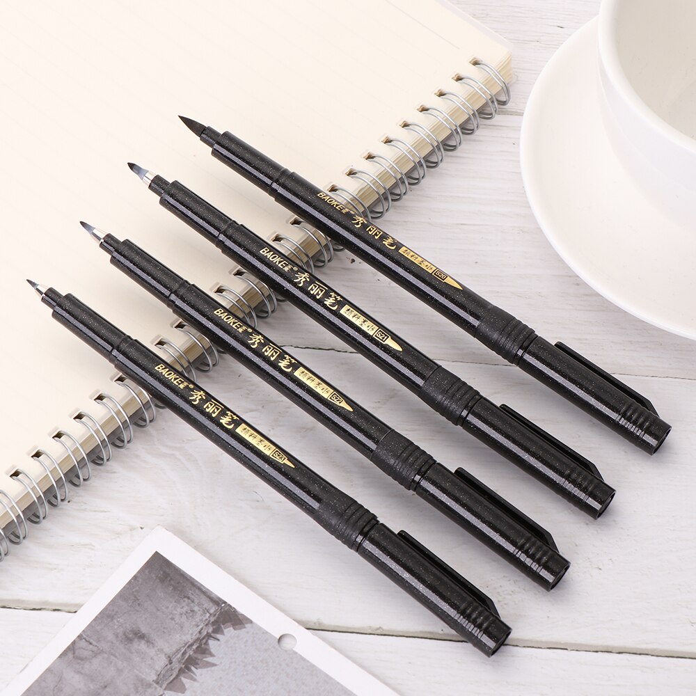 1Pc Calligraphy Brush Pen Hand Ink for Writing Drawing Calligraphy Brush Pen Art Craft Brush Lettering Pen Office School Writing