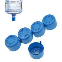 5 stk / mye 3 gallon 5 gallon vannflaske snapp på lokk, ikke søl, gjenbrukbart erstatningsmiddel, vannflaskehetter, anti sprut, skrell av topper